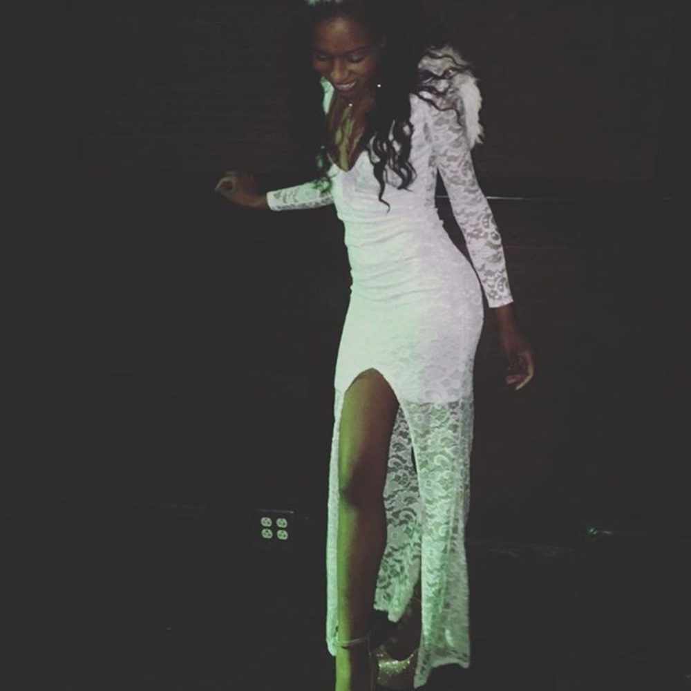White Lace Dress
